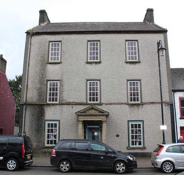 The three-storey stone Bushmills Old Courthouse building, built in 1834